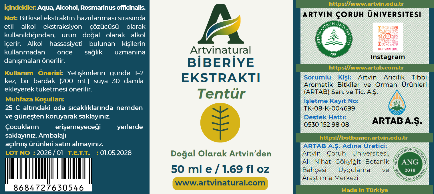 Biberiye Ekstraktı (Tentür) - Görsel 2